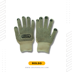 GUANTE DE HILO CON PUNTO PVC - CLUTE